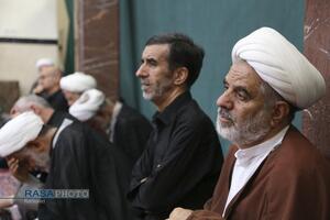 عزاداری روز تاسوعای حسینی (ع) در بیت حضرت آیت الله مکارم شیرازی