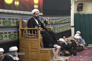 عزاداری روز تاسوعای حسینی (ع) در بیت حضرت آیت الله مکارم شیرازی