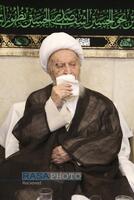 عزاداری روز تاسوعای حسینی (ع) در بیت حضرت آیت الله مکارم شیرازی