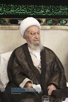 عزاداری روز تاسوعای حسینی (ع) در بیت حضرت آیت الله مکارم شیرازی