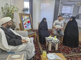 دیدار مدیرعامل خبرگزاری رسا با خانواده طلبه شهید ابراهیمی