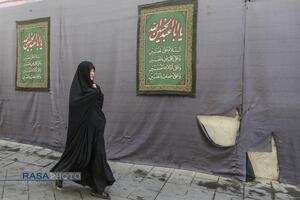 دسته عزای خادمان و زائران در سالروز رحلت حضرت معصومه (سلام‌الله‌علیها)