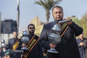 دسته عزای خادمان و زائران در سالروز رحلت حضرت معصومه (سلام‌الله‌علیها)