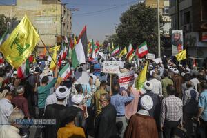 راهپیمایی بشارت نصر در قم