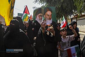 راهپیمایی بشارت نصر در قم
