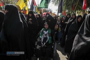راهپیمایی بشارت نصر در قم