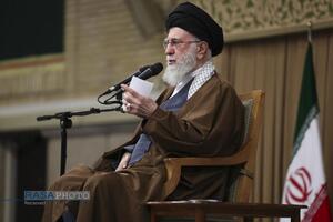 دیدار دانش‌آموزان و دانشجویان با رهبر معظم انقلاب