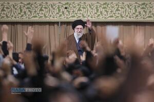 دیدار دانش‌آموزان و دانشجویان با رهبر معظم انقلاب