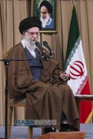 دیدار دانش‌آموزان و دانشجویان با رهبر معظم انقلاب