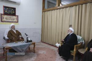 دیدار رئیس قوه قضائیه با مراجع تقلید