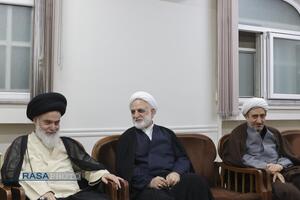دیدار رئیس قوه قضائیه با مراجع تقلید