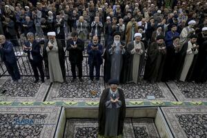 اقامه نماز باران در قم