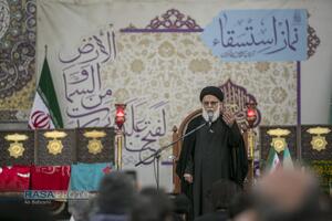 اقامه دومین نماز طلب باران در قم