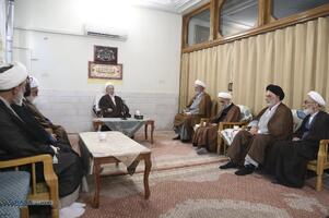 دیدار اعضای شورای عالی حوزه علمیه خراسان با حضرت آیت الله مکارم شیرازی