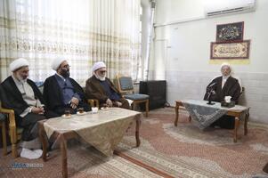 دیدار اعضای شورای عالی حوزه علمیه خراسان با حضرت آیت الله مکارم شیرازی