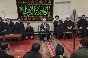 عزاداری روز شهادت حضرت صدیقه کبری (سلام‌الله‌علیها) در بیوت مراجع تقلید