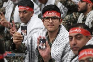 مراسم روز بسیج در حسینیه امام خمینی (ره)