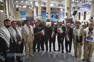 مراسم روز بسیج در حسینیه امام خمینی (ره)