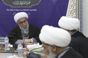 دیدار اعضای ستاد کنگره آیت الله یزدی (ره) بادبیرکل مجمع جهانی اهلبیت (ع)