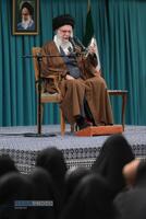 دیدار هزاران نفر از زنان و دختران با رهبر انقلاب