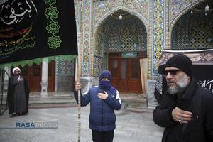 عزاداری روز شهادت امام هادی(ع) در حرم کریمه اهل‌بیت (ع)