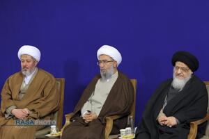 دیدار اعضای ستاد برگزاری کنگره بزرگداشت آیت‌الله میلانی با رهبر معظم انقلاب