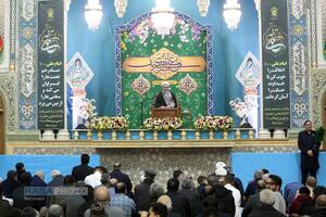 مراسم بزرگداشت آیت‌الله مصباح یزدی در حرم کریمه اهل‌بیت (س)