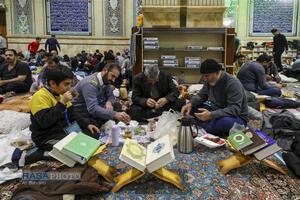 مراسم معنوی اعتکاف ۱۴۰۴ در مسجد مقدس جمکران