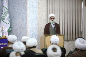 گردهمایی علما و اساتید حوزه در محکومیت اغتشاشات