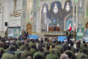 گرامیداشت شهدای امنیت در حرم حضرت فاطمه معصومه (س)