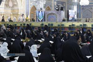 ترتیل خوانی قرآن کریم در حرم مطهر رضوی