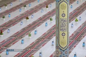 ضیافت افطار در صحن ملکوتی حرم کریمه اهلبیت (س)