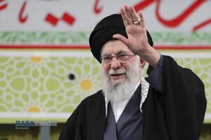 رهبر بزرگ آزادی خواهان جهان حضرت آیت‌الله‌العظمی خامنه ای به ملکوت اعلی پیوست