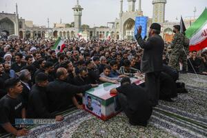تشییع بسیجی شهید محسن گرایی