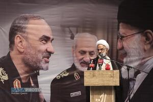 حجت‌الاسلام‌والمسلمین حاجی صادقی نماینده ولی فقیه در سپاه | مراسم بزرگداشت سالگرد سرلشگر شهید حاج حسن محققی