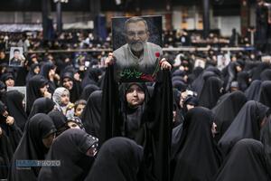 مراسم وداع با پیکر امام شهید انقلاب اسلامی در جوار حسینیه امام خمینی (ره)