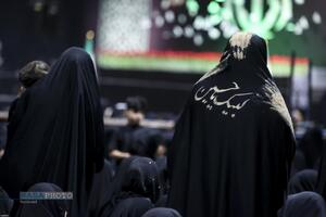 مراسم وداع با پیکر امام شهید انقلاب اسلامی در جوار حسینیه امام خمینی (ره)