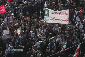 مراسم وداع بار رهبر شهید انقلاب