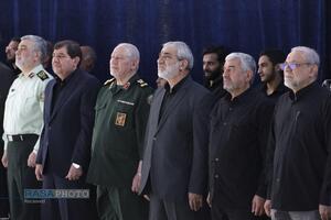 اقامه نماز بر پیکر مطهر رهبر شهید انقلاب اسلامی