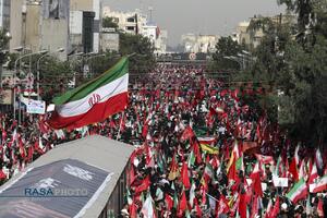 تشییع تاریخی رهبر شهید انقلاب در تهران