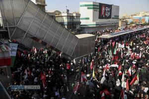 تشییع تاریخی رهبر شهید انقلاب در تهران