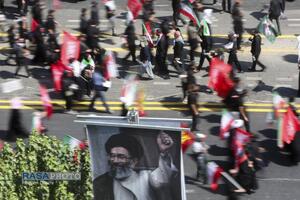 تشییع تاریخی رهبر شهید انقلاب در تهران -۲