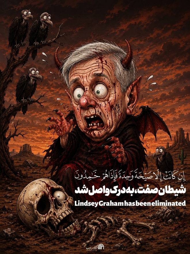 پوستر | لیندسی شیطان صفت، به درک واصل شد