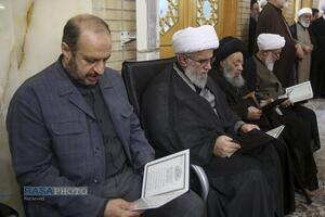 بزرگداشت رهبر شهید انقلاب در حرم کریمه اهل‌بیت (س)